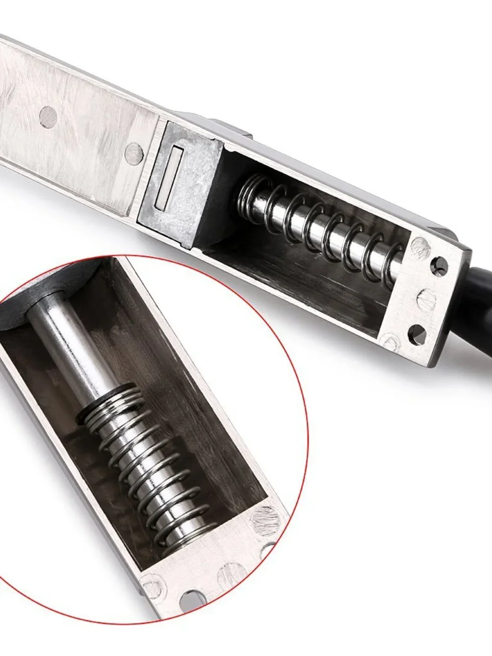 Sumnacon Kickdown Door Stop - Stainless Steel Easy Step Door Stopper, Spring Loa